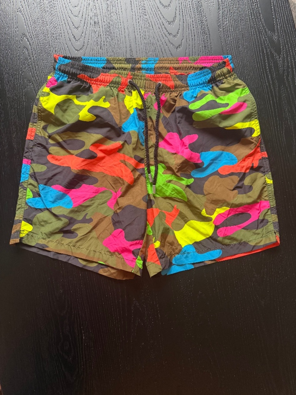 MC2 Saint Barth Mens Camo Swim Trunks (Medium)